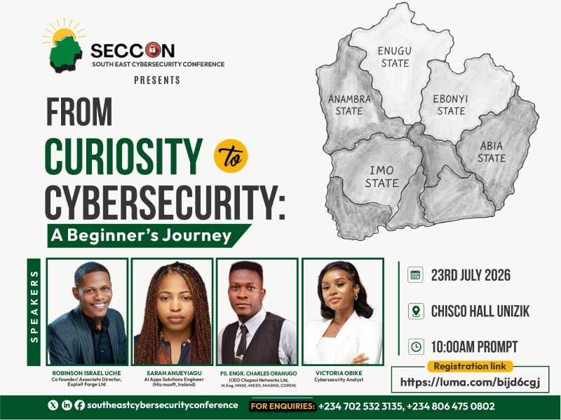 SECCON Anambra Edition speaker poster